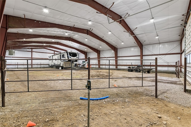 view of horse barn