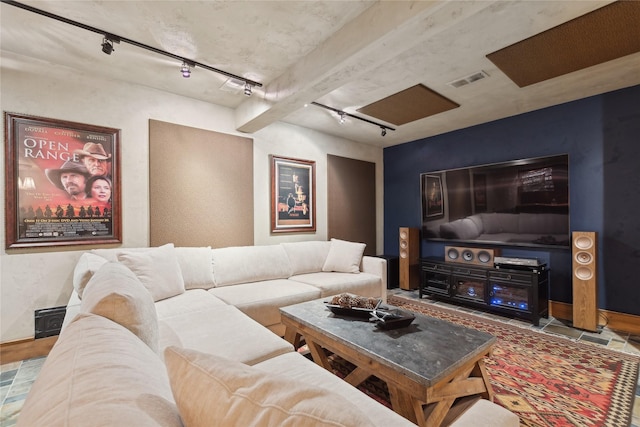 190 Black Bear Ln, Bigfork, MT 59911 - living area with rail lighting