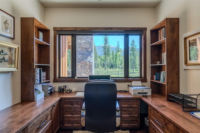 190 Black Bear Ln, Bigfork, MT 59911 - office space featuring built in desk