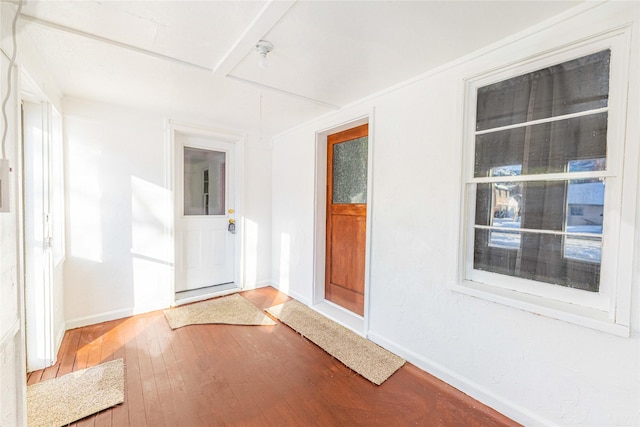 interior space featuring hardwood / wood-style flooring