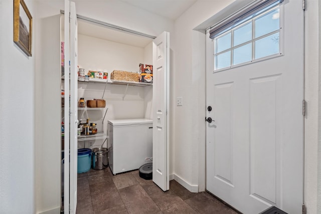 view of laundry area