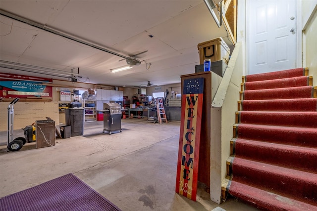 3761 Aster St, East Helena, MT 59635 - garage featuring a garage door opener