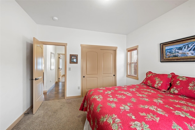 115 Stryker Peak Trl, Kalispell, MT 59901 - carpeted bedroom featuring baseboards and a closet