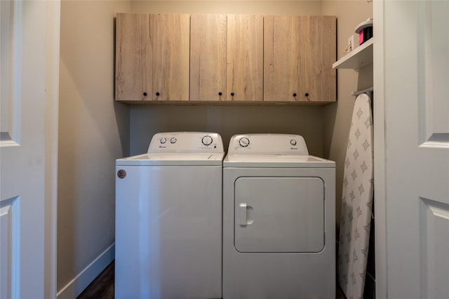 1109 Olympia Way, Kalispell, MT 59901 - laundry area with cabinet space and independent washer and dryer