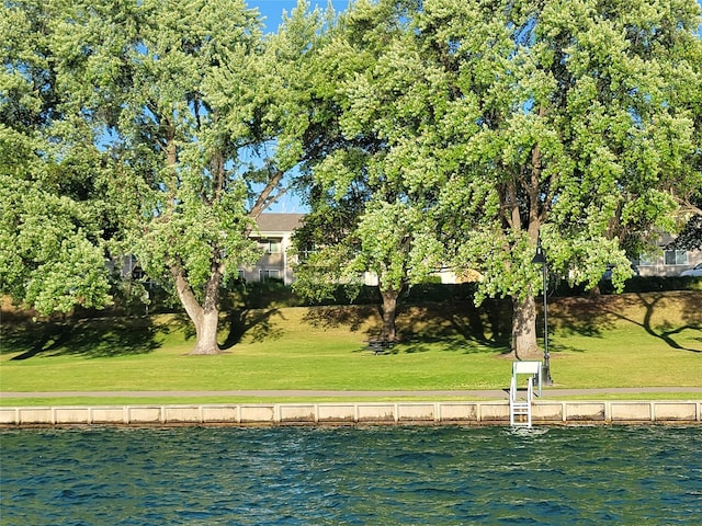 property view of water