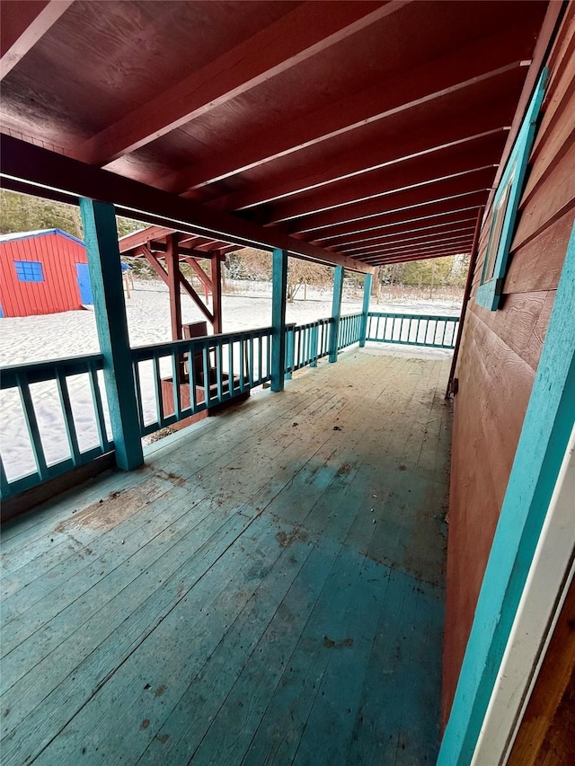 view of deck