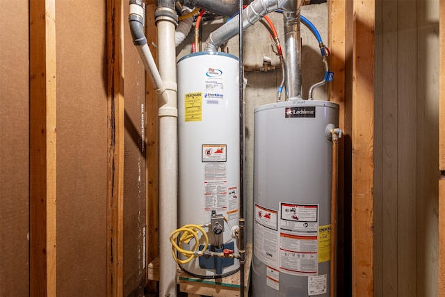 utilities with gas water heater