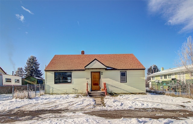 view of bungalow-style home