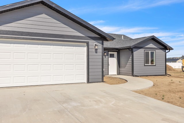 ranch-style house with a garage