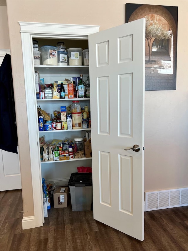 view of pantry