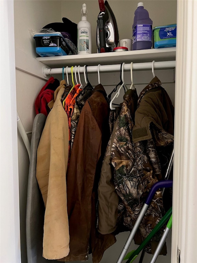 view of closet