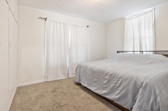 bedroom featuring carpet flooring