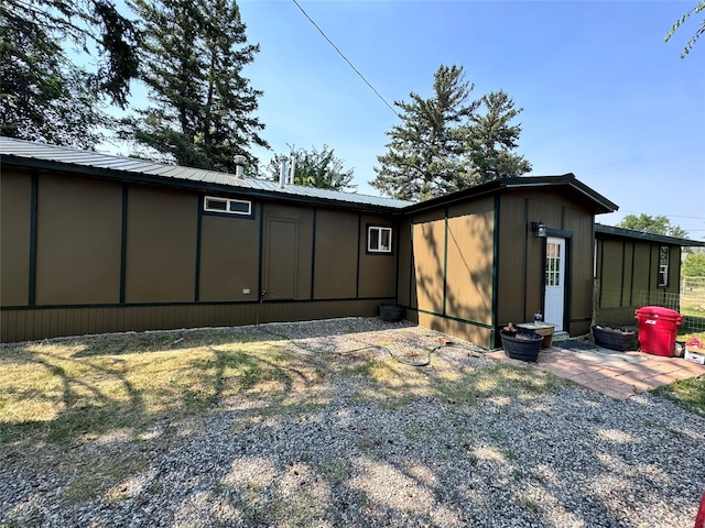 view of rear view of property