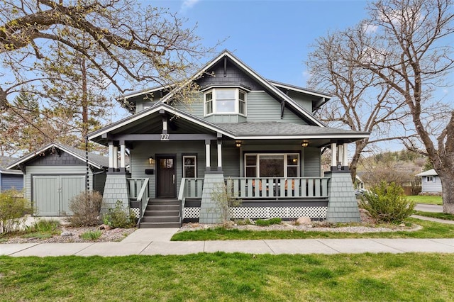 view of front of house with a porch