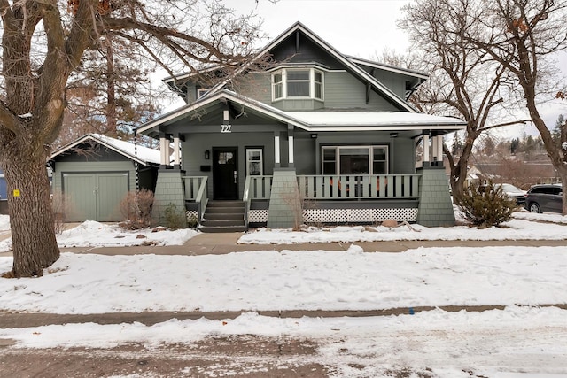 view of front of house featuring a porch