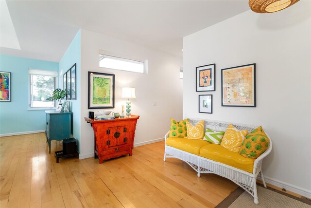 33191 Lakeshore Dr, Bigfork, MT 59911 - sitting room with light wood-type flooring and baseboards