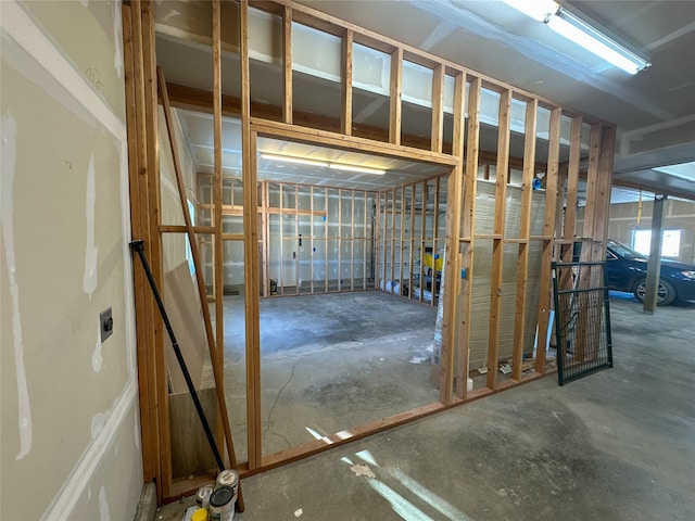 miscellaneous room featuring concrete flooring