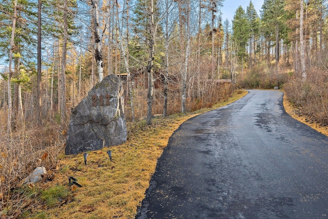 view of road