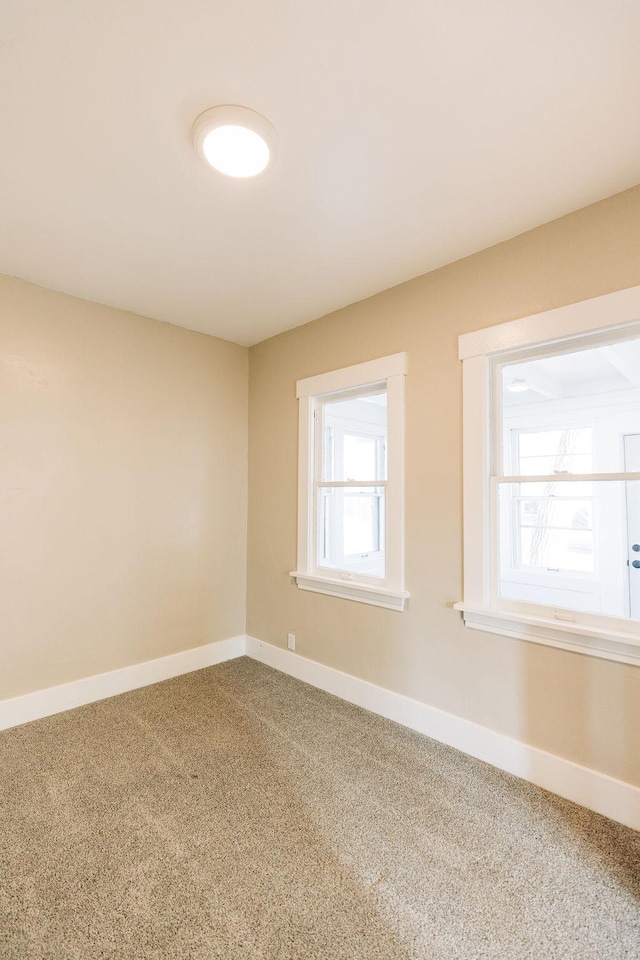 empty room featuring carpet