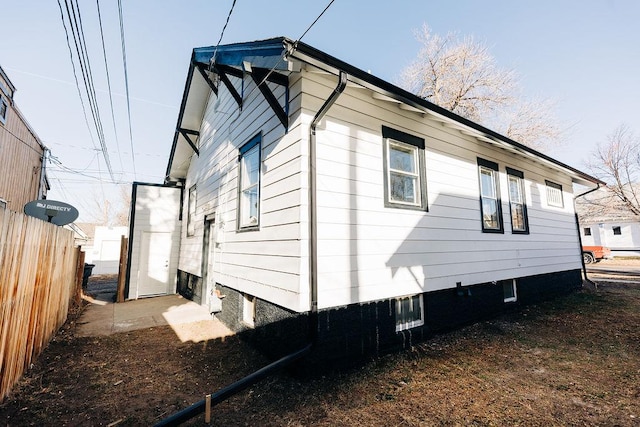 view of side of property