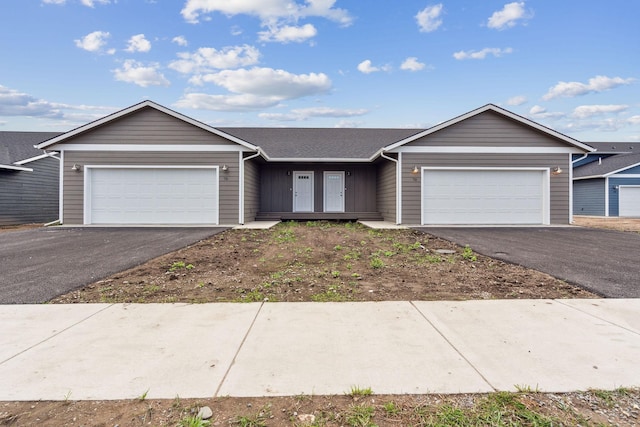 ranch-style house with a garage