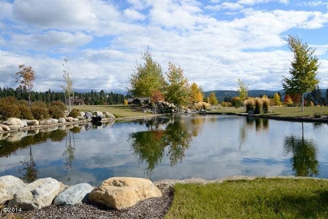 view of water feature