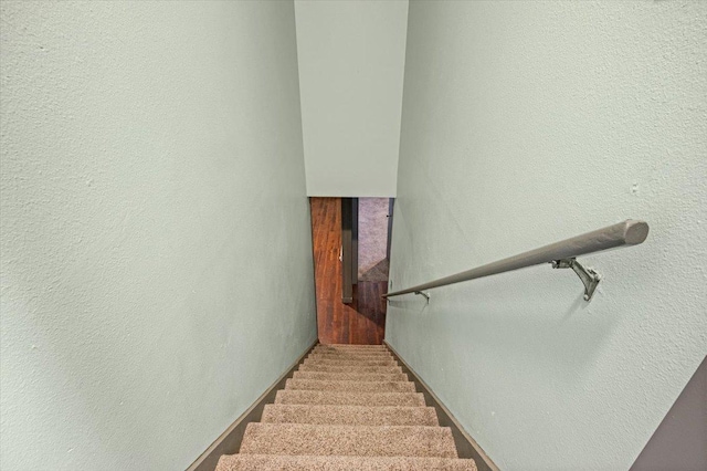 view of stairs