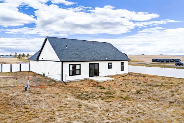 view of back of property