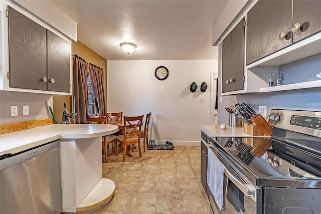 kitchen featuring stainless steel appliances