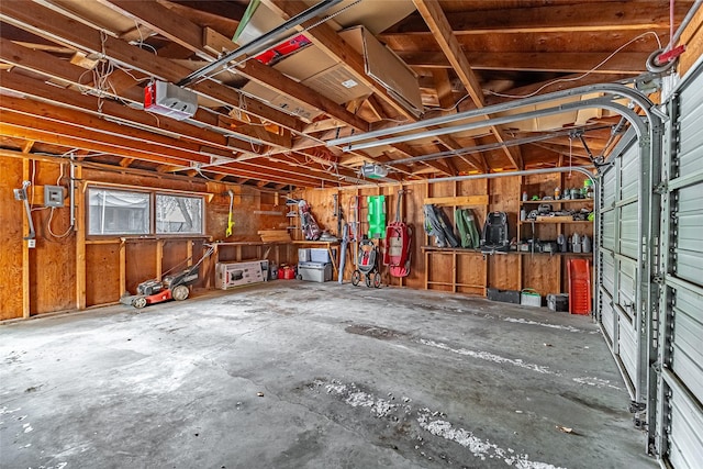 interior space with concrete flooring