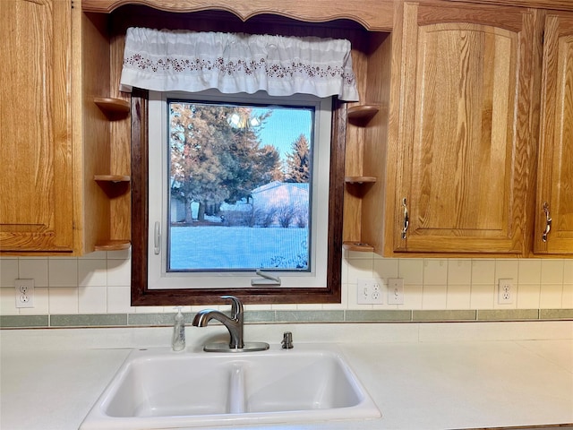 details with sink and backsplash