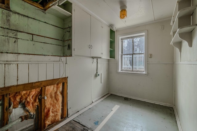 view of clothes washing area