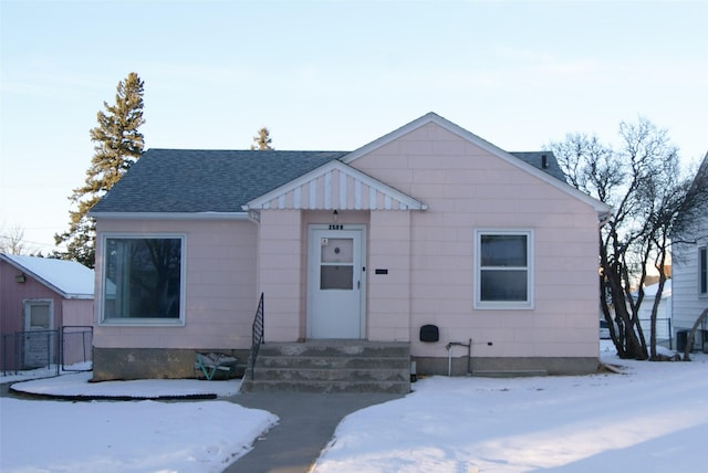 view of bungalow