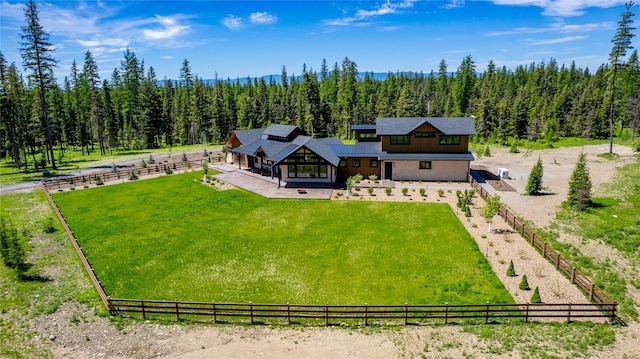 3900 Foothill Rd, Kalispell, MT 59901 - view from above of property with a heavily wooded area