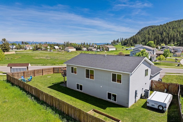 105 Lupine Dr, Kalispell, MT 59901 - aerial perspective of suburban area with a mountain backdrop