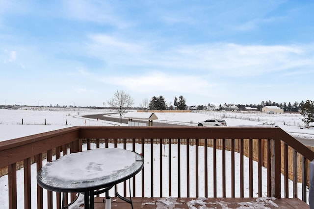 105 Lupine Dr, Kalispell, MT 59901 - view of snow covered deck