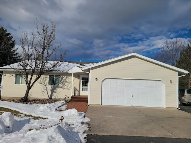 16025 Broken Arrow Ln, Frenchtown, MT 59834 - snowy yard with a mountain view