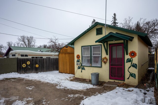 view of bungalow-style house