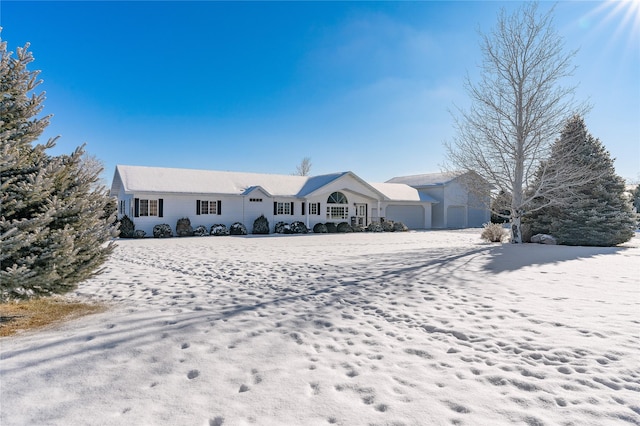 view of ranch-style house