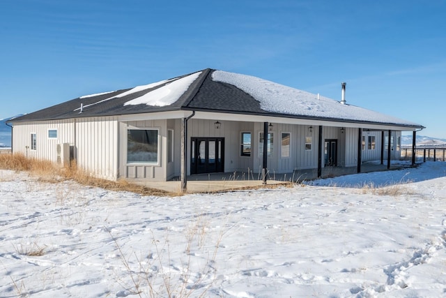 2986 Sunset Ranch Ln, Stevensville, MT 59870 - view of snow covered rear of property