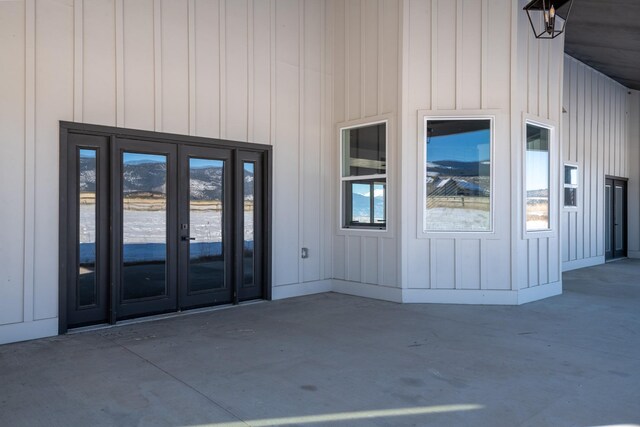 2986 Sunset Ranch Ln, Stevensville, MT 59870 - view of exterior entry with a patio and french doors