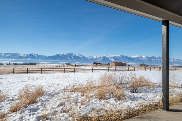 2986 Sunset Ranch Ln, Stevensville, MT 59870 - view of mountain feature featuring a rural view