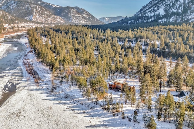 1180 Reardon Ln, Alberton, MT 59820 - view of mountain background featuring a heavily wooded area