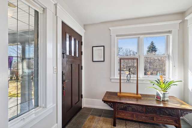 view of foyer entrance