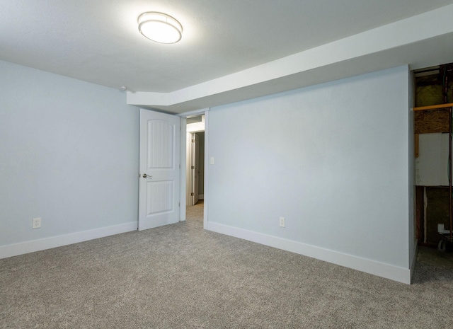 empty room with light carpet