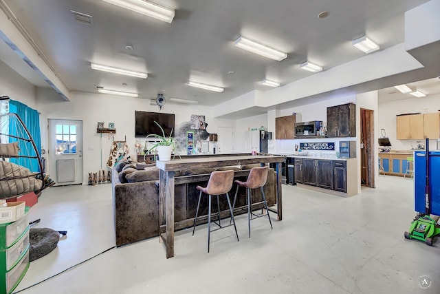 4428 Fox View Loop, Helena, MT 59602 - living area with concrete flooring