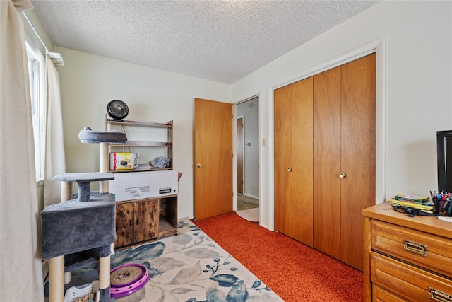 119 Fair St, Deer Lodge, MT 59722 - office area featuring carpet flooring and a textured ceiling