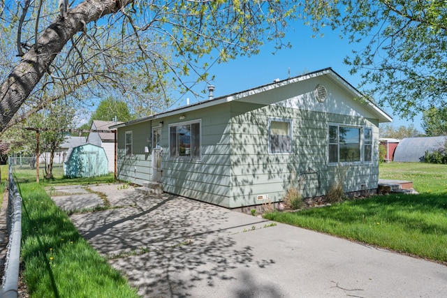 119 Fair St, Deer Lodge, MT 59722 - view of property exterior with crawl space and a patio
