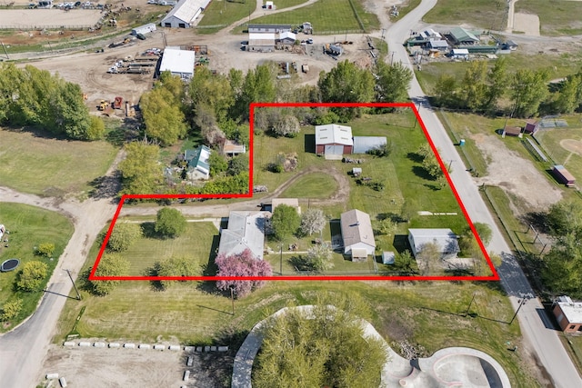 119 Fair St, Deer Lodge, MT 59722 - aerial overview of property's location with property boundaries highlighted