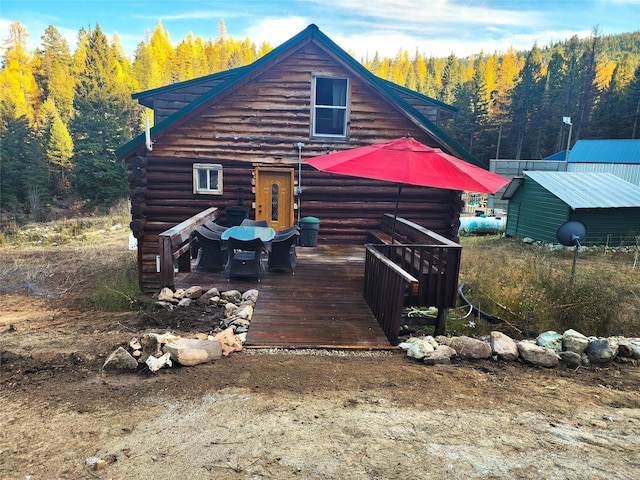 view of rear view of house